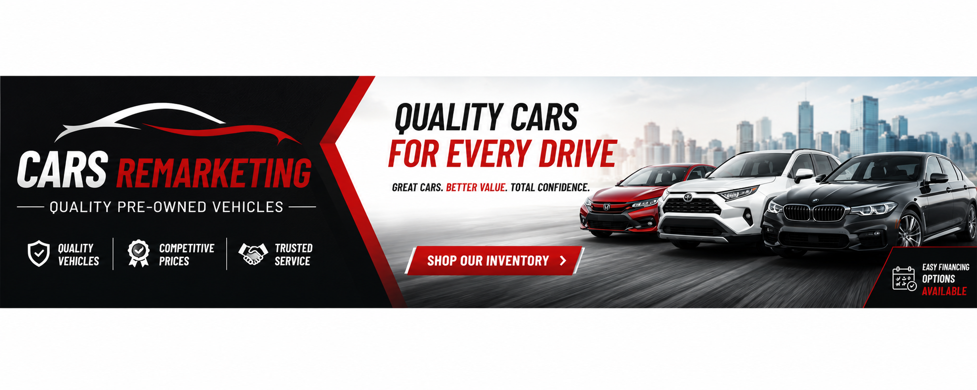 Cars Remarketing Banner
